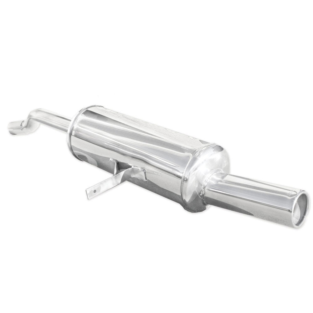 Inoxcar Stainless Rear Exhaust Renault Clio 3 1.5 DCi After 2005 1x80mm - IC-RECL2080 - RECL.20.80 - 3661768296462