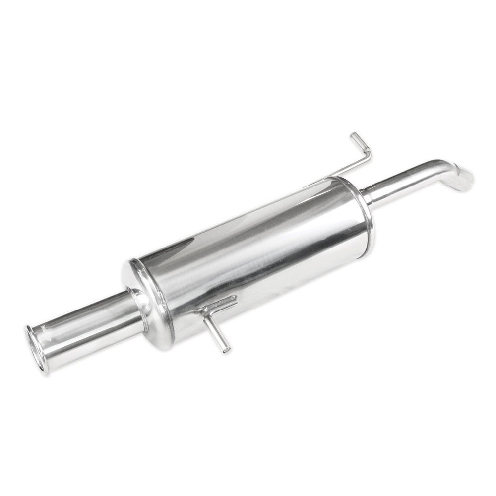 Inoxcar Stainless Rear Exhaust Citroën C2 1.6 16v VTS 1x76mm Retro - IC-CIC205RT - CIC2.05.RT - 3661768306420