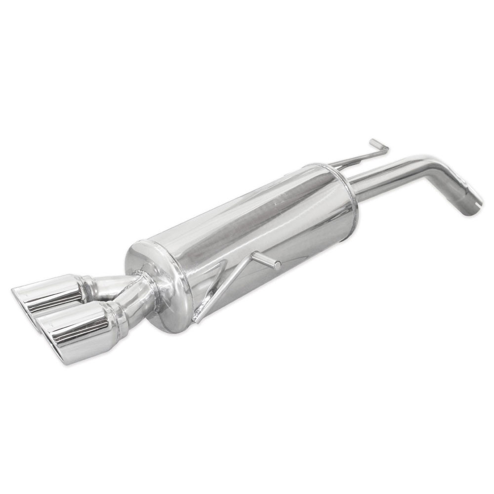 Inoxcar Stainless Rear Exhaust Peugeot 207 1.6 16V After 2007 2x80mm X-Race - IC-PE20702XR80 - PE207.02.XR80 - 3661768307618