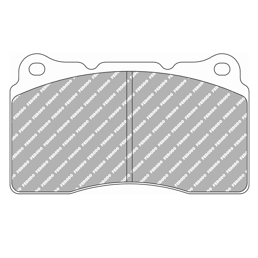 Remblokken Ferodo DS 3.12 voor Mitsubishi Evo 5/6/7/8/9/10 - Renault Megane 3 2.0 RS/Megane 4 1.8 RS - F-CP1334G - FCP1334G - 3661768787601