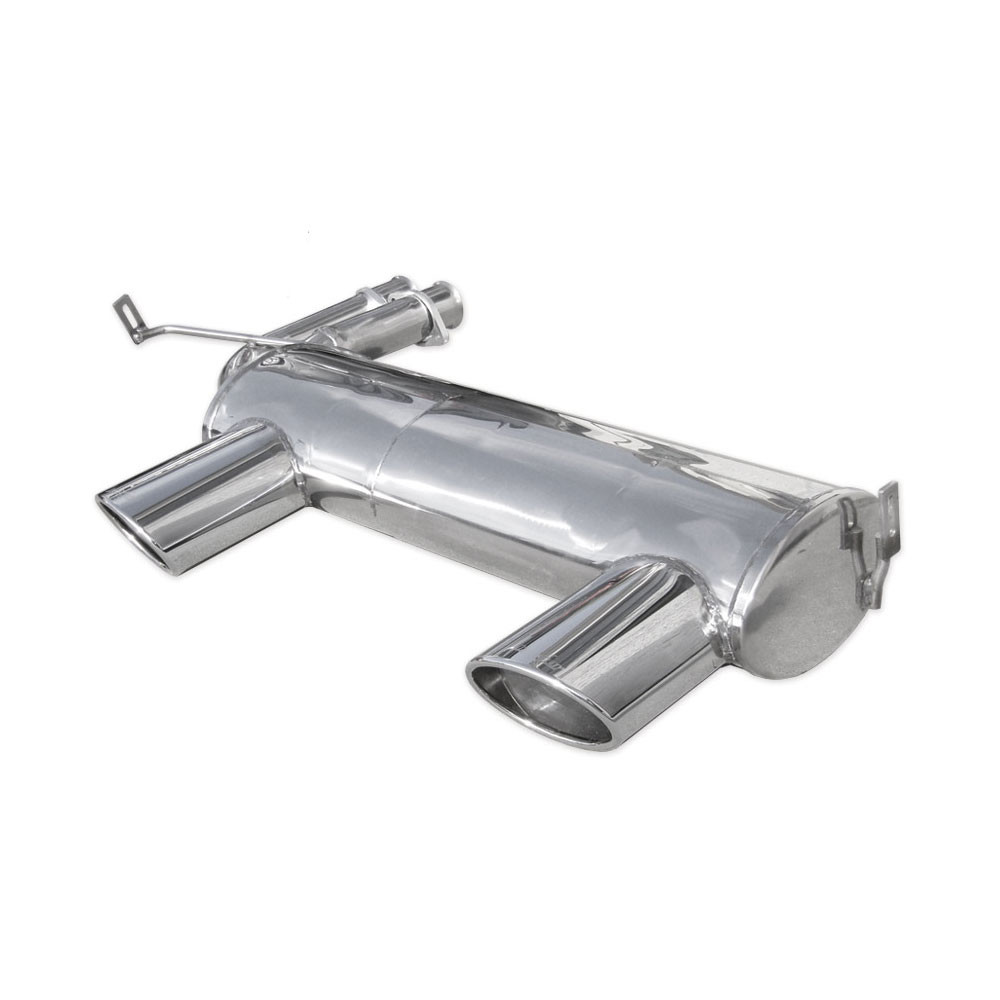 Terminal Echappement Inox Inoxcar BMW M3 3.2 E46 1x150x105mm Oblique - IC-OVBME46150 - OVBM.E46.150 - 3661768323267