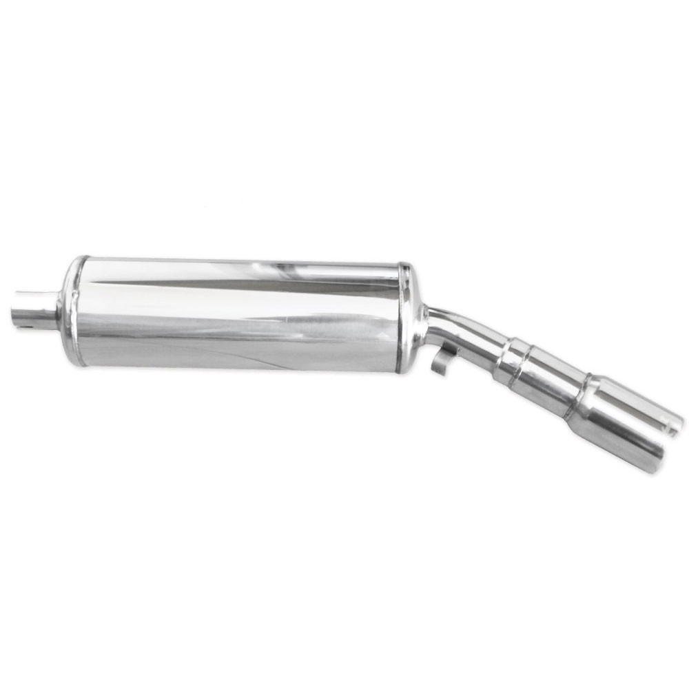 Terminal Echappement Inox Inoxcar Volkswagen Golf 1 1.6 Cabriolet 1x80mm Après 1984 - IC-WGO0480 - WGO.04.80 - 3661768333556