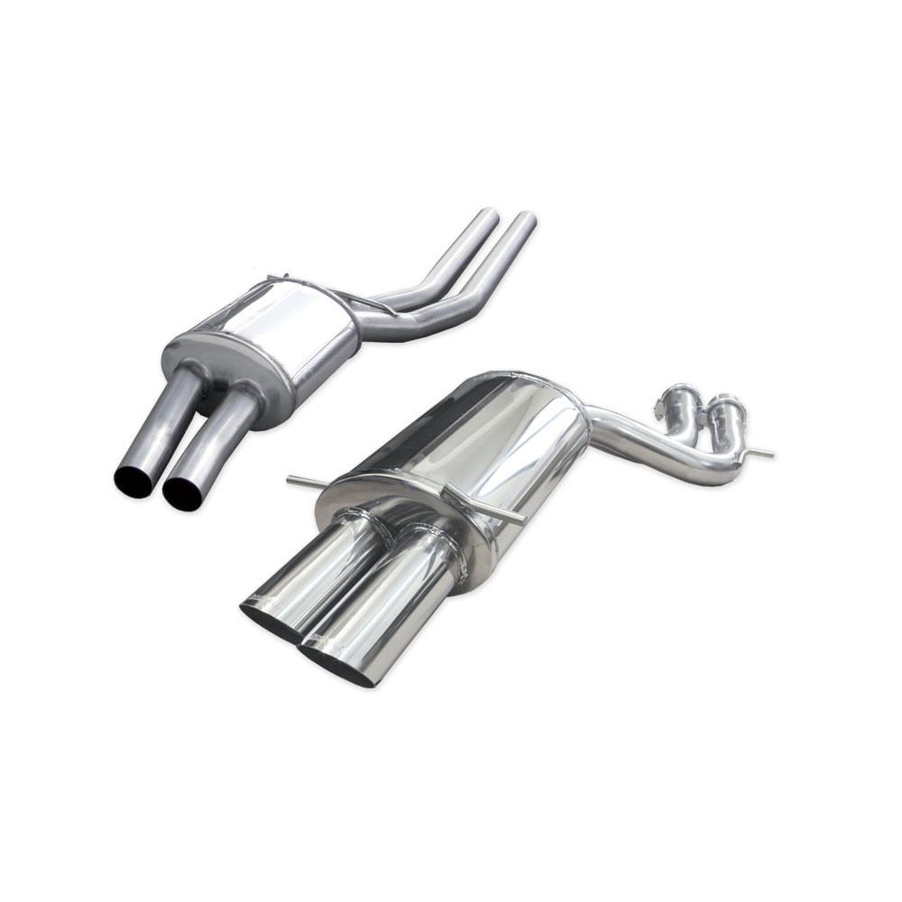 Eindschakelaar Inox Inoxcar Audi RS4 2.7 BiTurbo 2x80mm Racing - IC-OVA401RA - OVA4.01.RA - 3661768379417