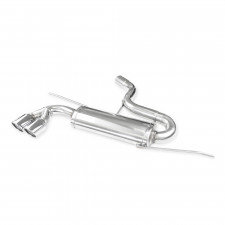 Terminal Echappement Inox Inoxcar Audi A3 2.0 TFSI Avant 2005 2x80mm