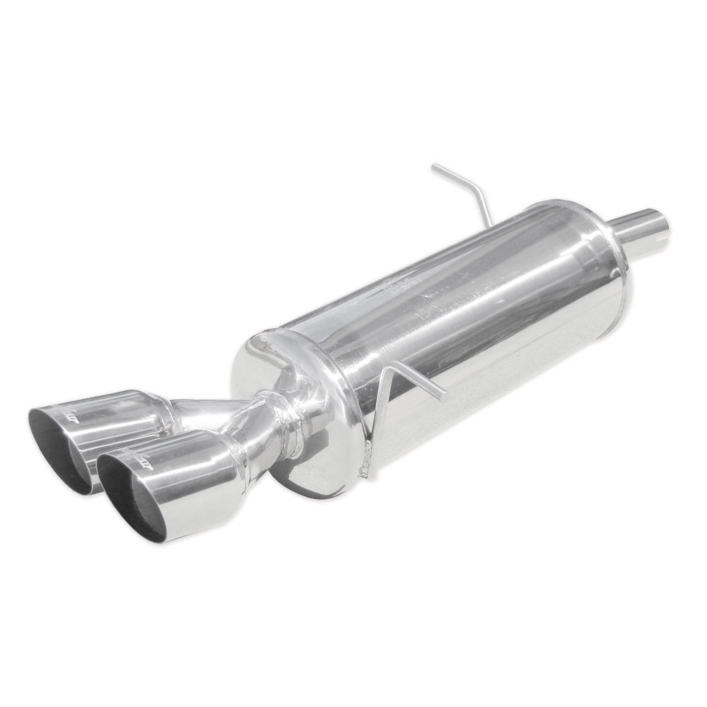 Inoxcar Stainless Rear Exhaust Ford Fiesta 1.6 16S After 2009 2x80mm - IC-FOFI19RA - FOFI.19.RA - 3661768385807