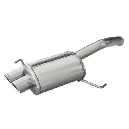 Terminal Echappement Inox Inoxcar Alfa 147 GTA 3.2 2x80mm Racing