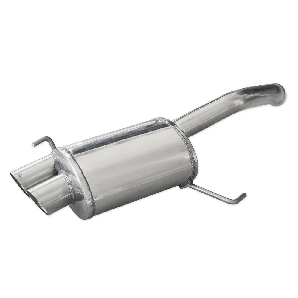 Inoxcar Stainless Rear Exhaust Alfa 147 GTA 3.2 2x80mm Racing - IC-OVAL02RA - OVAL.02.RA - 3661768417720