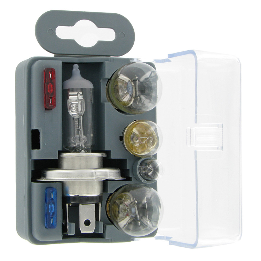 Noodset H4 12V 5 lampen + 2 zekeringen - EL-AA0004 - AA.0004 - 3700660400390