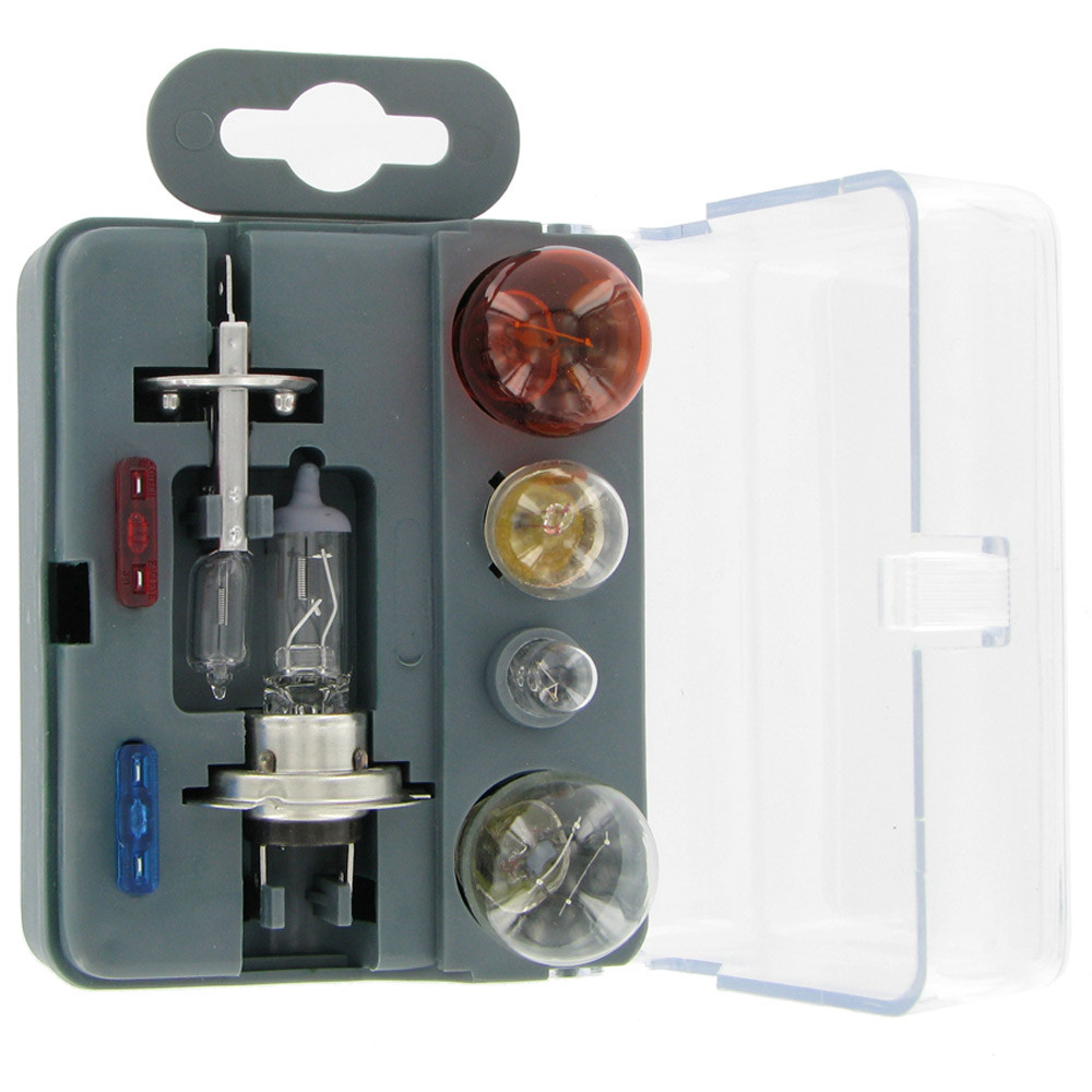 H1/H7 12V Emergency Kit: 7 Bulbs + 6 Fuses - EL-AA0028 - AA.0028 - 3700660400574