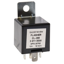 Centrale richtingaanwijzer 12V 4P SAE/BNA + Beugel - EL-CL286 - CL.286 - 3700660420053