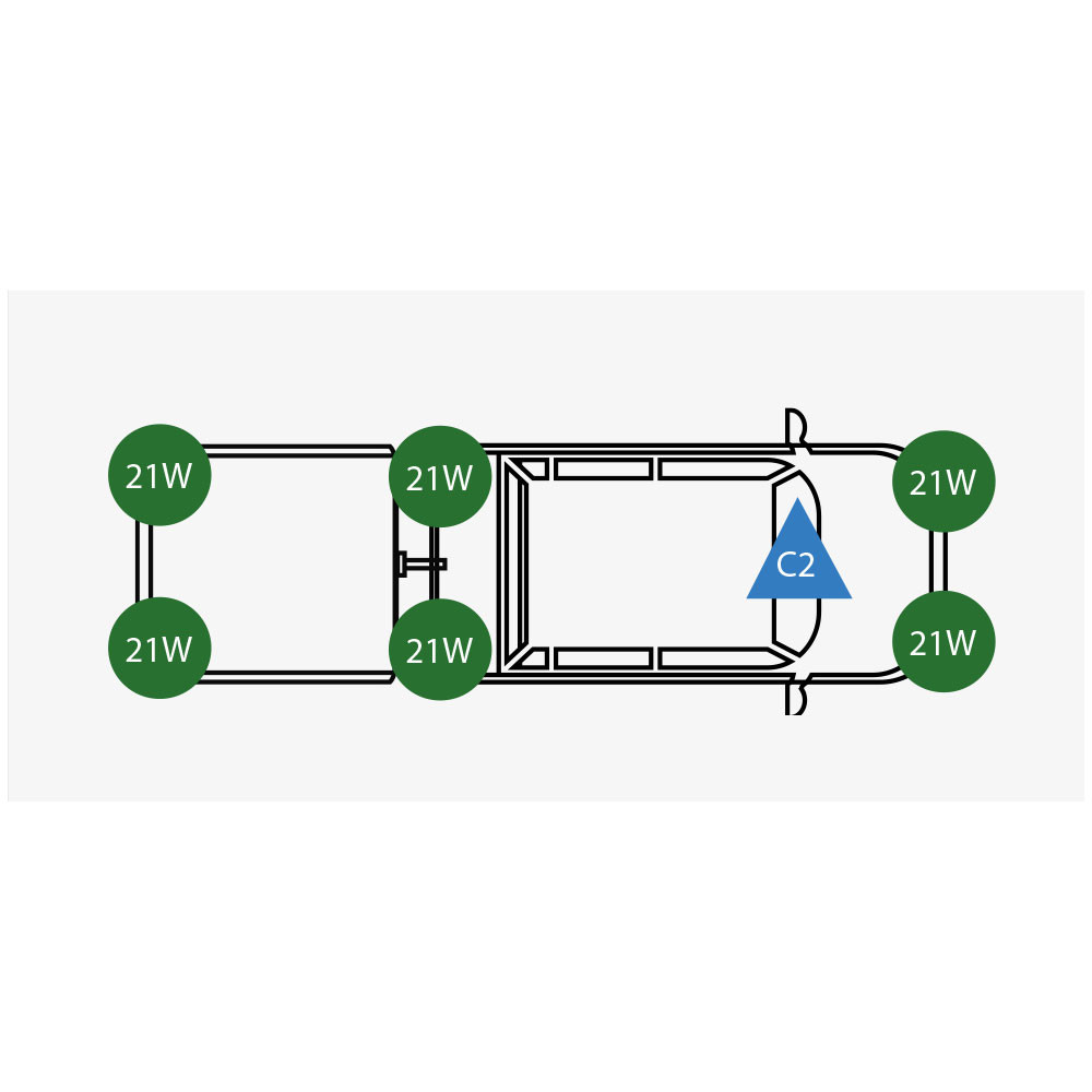 Releu de semnalizare pentru lumini intermitente 12 V, 4P DIN + Suport pentru remorcă - EL-CL403 - CL.403 - 3700660420176