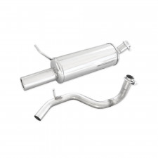 Echappement Inoxcar Silencieux Arrière 1X80 VOLKSWAGEN GOLF 4 1.9 TDI 130CV 2001-2004 diam 55