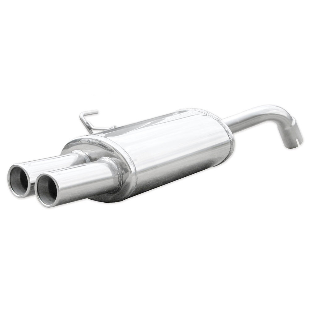 Inoxcar Stainless Rear Exhaust Renault Clio RS Phase 2 After 2002 2x80mm - IC-OVRE0280 - OVRE.02.80 - 3661768213711