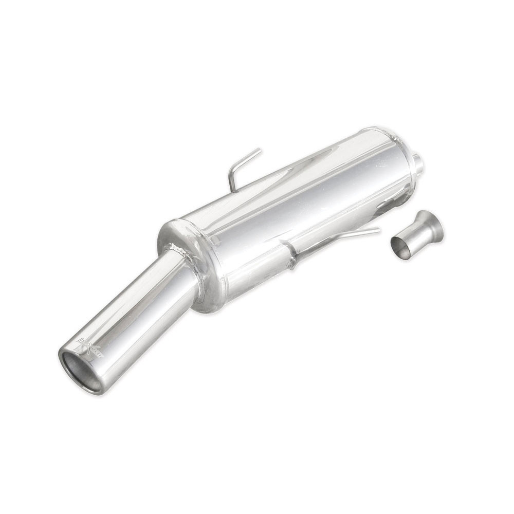 Inoxcar Stainless Rear Exhaust Peugeot 205 1.0 After 1988 1x80mm - IC-PE2050180 - PE205.01.80 - 3661768421918