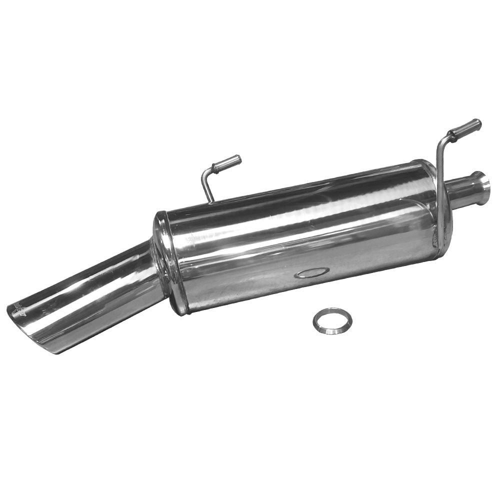 Scarico / Silenziatore Inoxcar Inox Peugeot 206 1.4 16v Dopo 2001 120x80mm - IC-PE20621120 - PE206.21.120 - 3661768206751