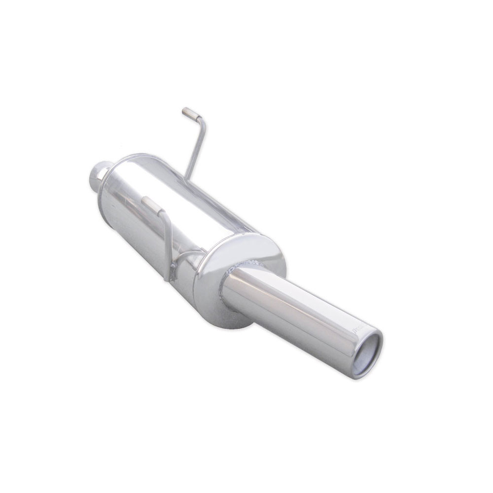 Inoxcar Stainless Rear Exhaust Peugeot 206 GT WRC 135cv 1x80mm - IC-PE2060880 - PE206.08.80 - 3661768454015