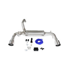 Achterdemper met klep Inoxcar 100 X-Race Abarth 695 Tribut Ferrari (180pk) na 2009 - IC-VALV-695-02 - VALV.695.02 - 3661768562598