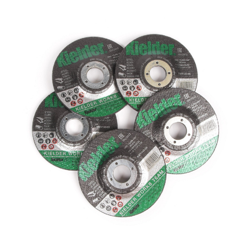 Slijpschijven KIELDER Dia 115mm x Ep 6mm x Al 22,2mm (x5 stuks) - KWT-145-12 - KWT-145-12 - 5060441192271