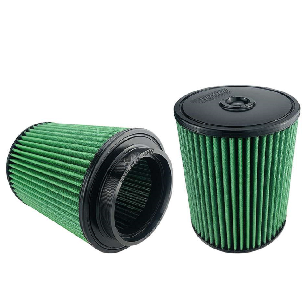 Origineel vervangingsluchtfilter Groen Filter Audi A8 (4H) 4,2 TDI 13- (2 filters vereist) - GR-G591033 - G591033 - 3661768792872