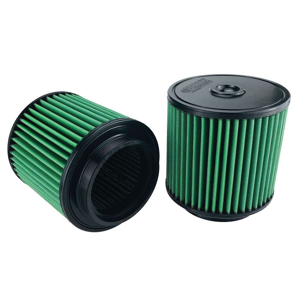Originele vervangingsluchtfilters Groen Filter Audi A8 (4H) 4,0 S8 15- (x2 filters) - GR-G791022-2 - G791022/2 - 3661768792889
