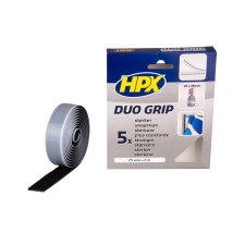 Zwarte Duo Grip sluiting HPX 25mm x 2m - HPX-DG2502 - DG2502 - 3661768769300