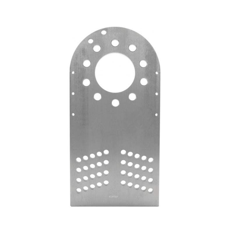 Aluminium plaat voor wielverstelling met gaten 5x120, 5x115 en 5x108 centrale boring 72,6mm x 4 - BG-R9210 - BGR9210 - 5060252097642