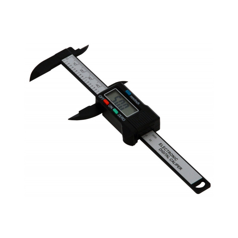 Calibro digitale BG-Racing 100mm carbonio - BG-5153 - BG5153 - 5060252098410