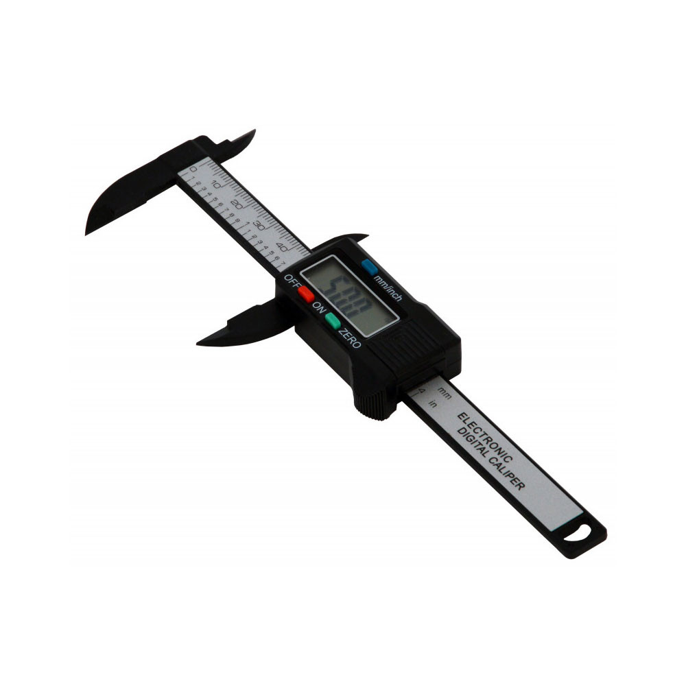 BG-Racing digital caliper 100mm carbon - BG-5153 - BG5153 - 5060252098410