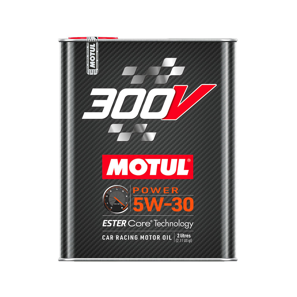 Motul 300V 2L 5W30 Power Racing Motor Oil - MOT-300VP - 110814 - 3374650324333