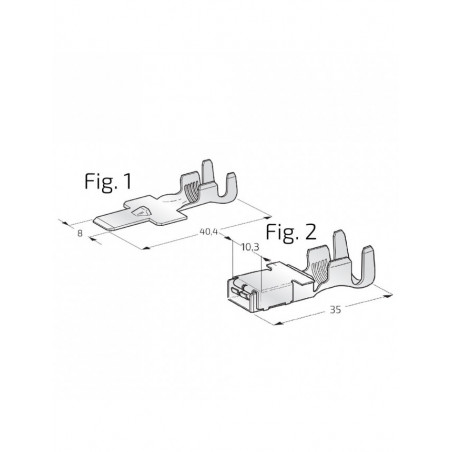 Female terminal 4-6mm² x20 parts