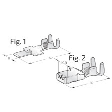 Mannelijke klem 6,0-8,0mm² x20 stuks - EL-OS07685 - OS.07685 - 3700660426383