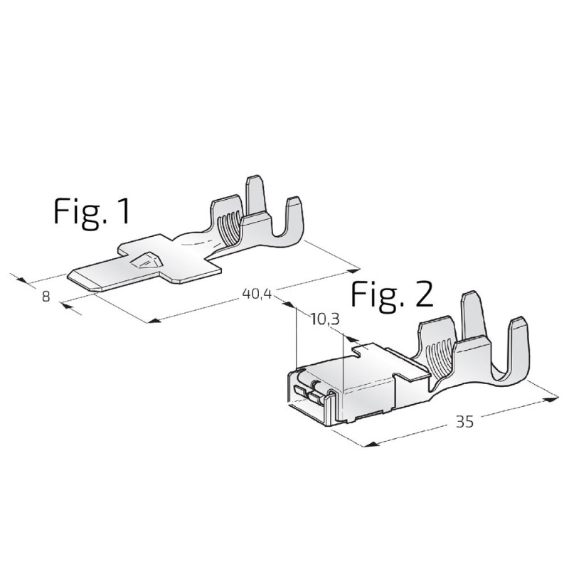 Connettore maschio 10,0-16,0 mm² x 20 pezzi - EL-OS07690 - OS.07690 - 3700660426390
