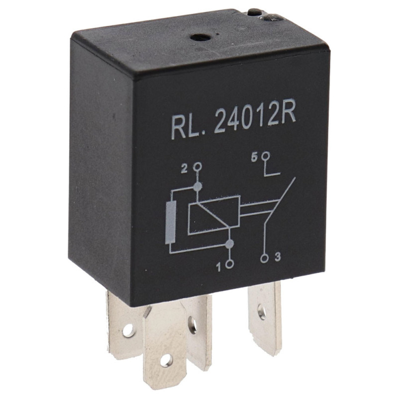 Micro-relais 12V 30A + Weerstand - EL-RL24012R - RL.24012R - 3700660420558
