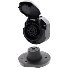 13-polige kunststof 12V-stopcontact + Afdichting - EL-TP403001C - TP.403001C - 3700660436405