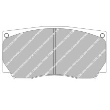 Ferodo DS3000 remblokken voor Mitsubishi Evo 9 - F-RP3088R - FRP3088R - 3661768324394