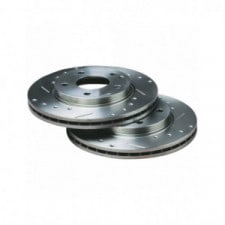 BRATEX Group A brake discs perforated grooved Opel Omega Front 286x24mm - image #