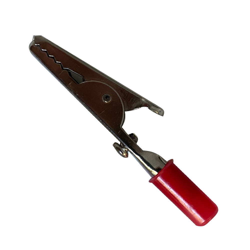 Rode krokodillenklem - LU-WD031R - 3661768400036