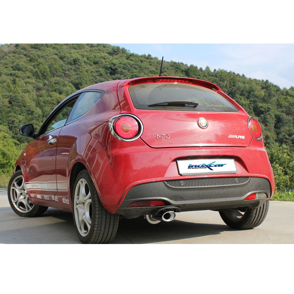 Inoxcar middenpijp met geluiddemper Alfa Romeo Mito 1,4i 2008-2012 - IC-TCSMITO03 - TCSMITO.03 - 3661768562048
