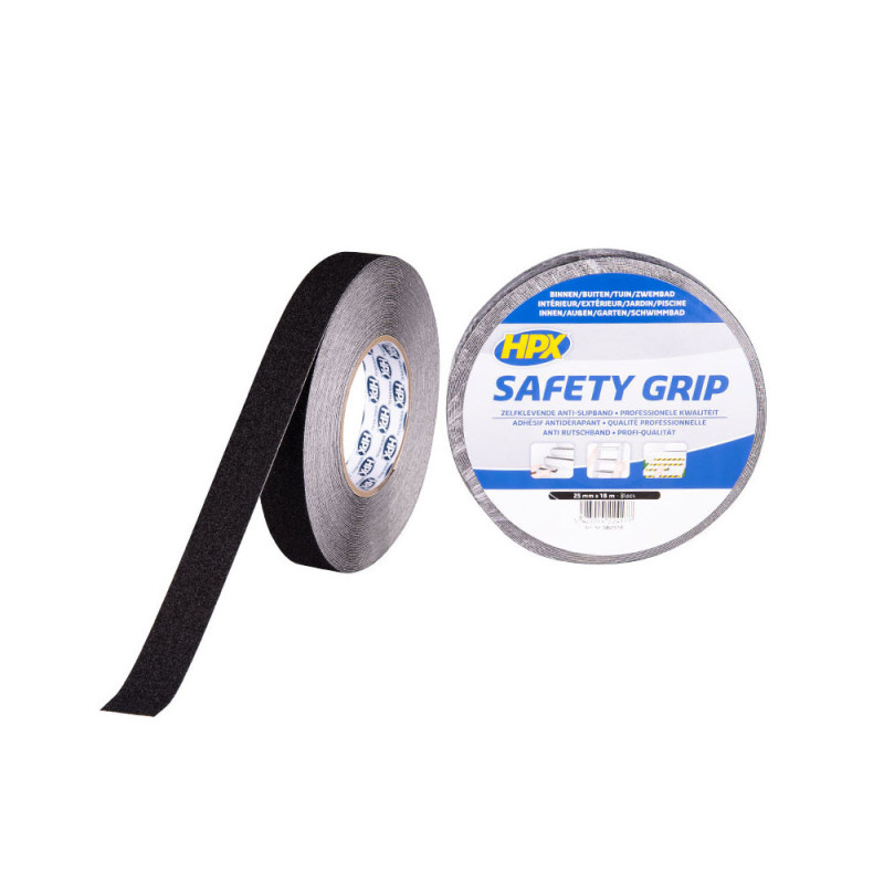 Antisliptape HPX zwart 25mm x 5m - HPX-SB2505 - SB2505 HPX - 3661768769324