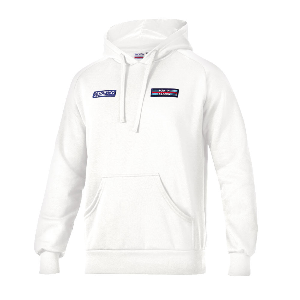 Hanorac cu glugă Sparco Martini Racing cu benzi pe spate - 01340MR.BM.XL - 01340MRBM4XL - 8033280426743