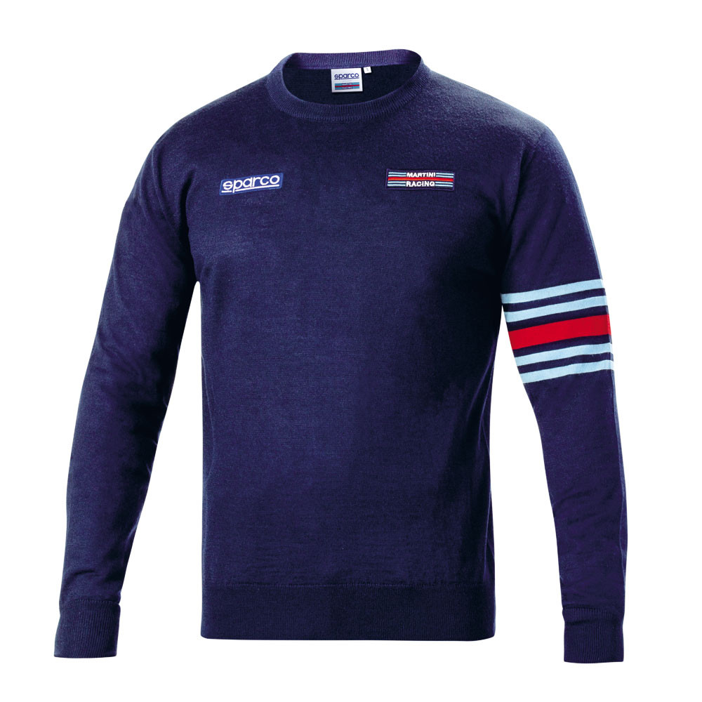 Sparco Martini Racing katoenen trui met ronde hals - 01350MR.BM.3XL - 01350MRBM6XXXL - 8033280432621