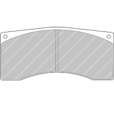 Ferodo DS1.08 remblokken voor CITROEN DS3 1.6 THP 155 01.13 - remklauw ALCON - F-RP1077DB - FRP1077DB - 3661768753989