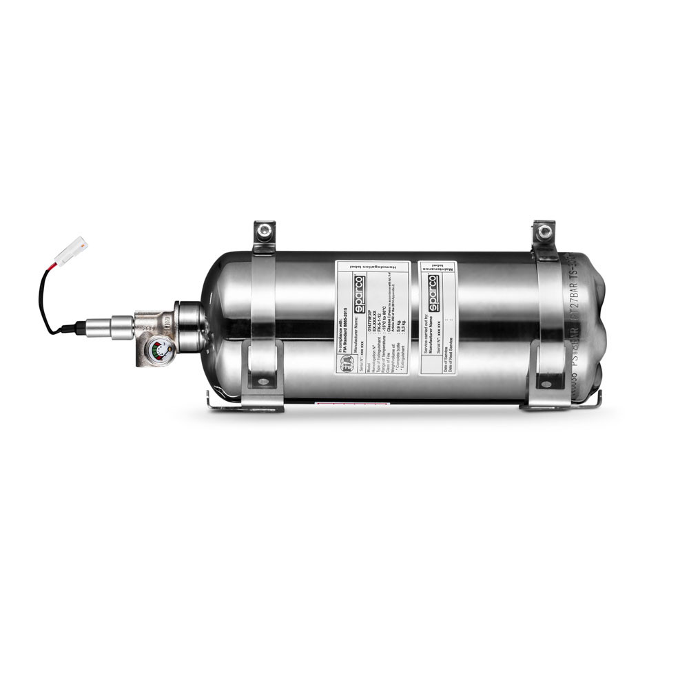 Extincteur électrique inox Sparco 2,5L FIA 8865 - 014779EXP - 014779EXP - 8033280420789