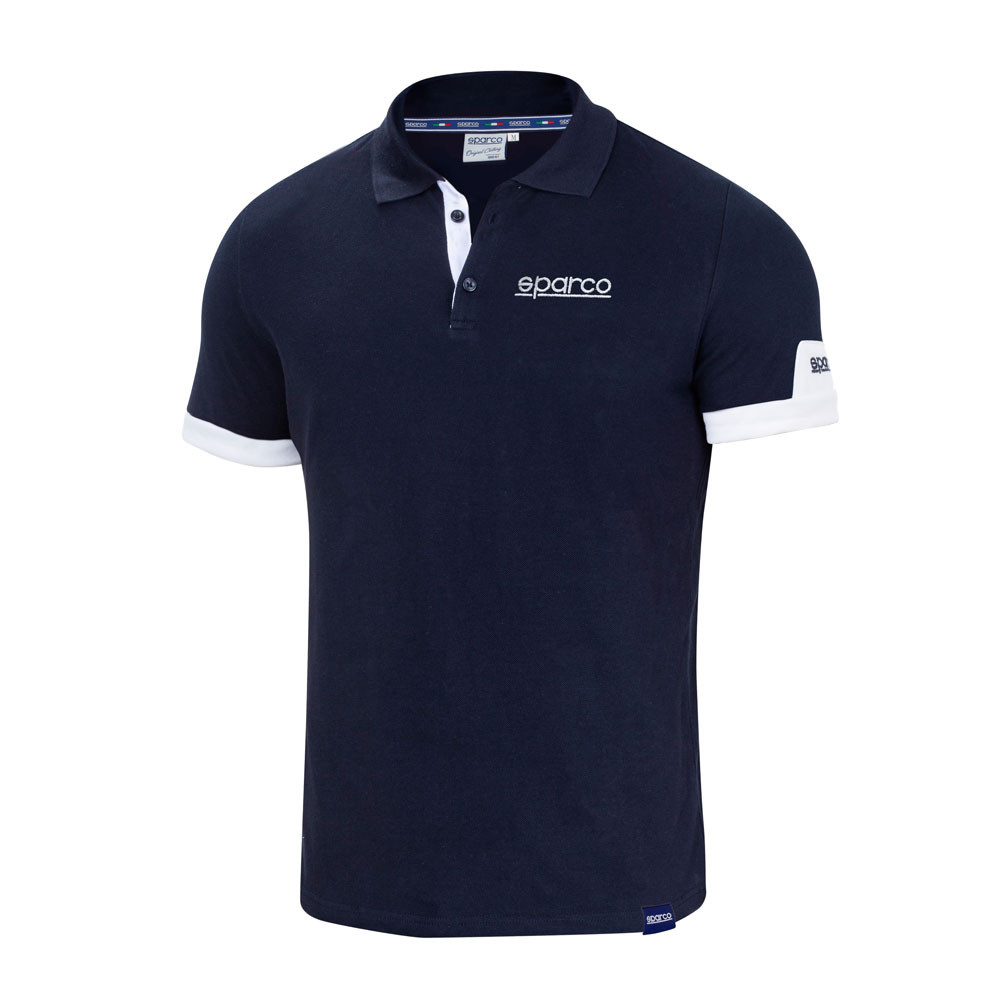 Tricou polo pentru bărbați Sparco Corporate - 01322.N.L - 01322NR3L - 8033280428082