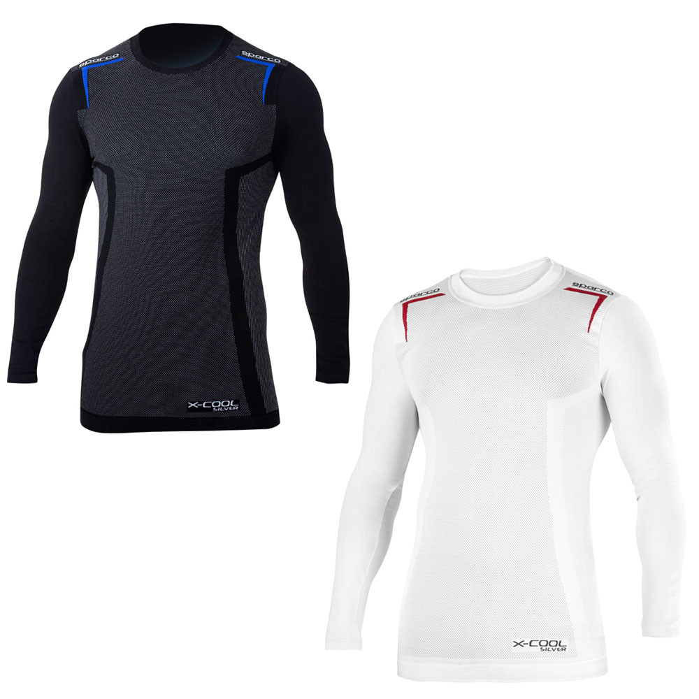 Sparco K-Carbon T-shirt met lange mouwen - 002202.BLR.XL - 002202BIRS4XL