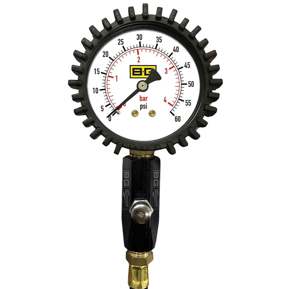 BG-Racing 0-60psi/0-4bar tire pressure gauge - BG-R515 - BGR515 - 5060252098458