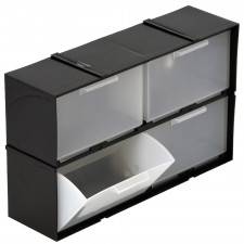 Meuble de rangement 4 tiroirs inclinables BG 32,5x20,8x9cm
