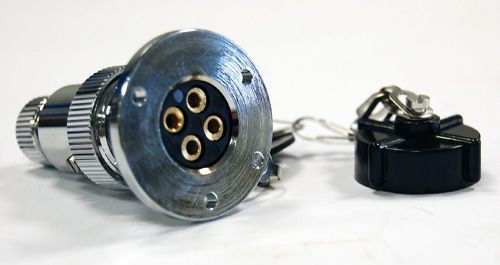 4-polige 5A waterdichte elektrische aansluiting - LU-CONEX-4 - 3661768220627