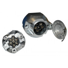 Prise 7 pôles 12v (12N) Aluminium Remorque 