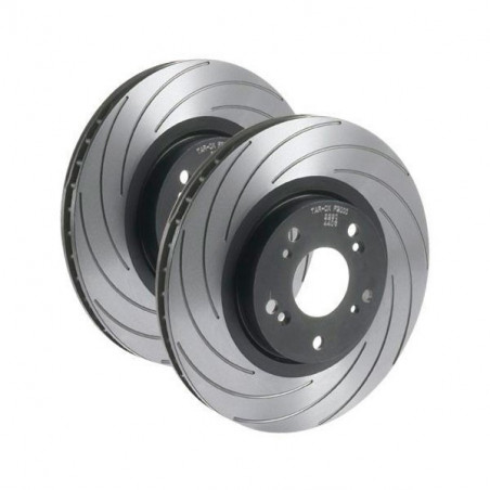 Disques de frein Tarox Avant Ventilés finition F2000 rainurés Fiat 500 1.2 69cv 2007/10-2018/12